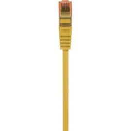 RJ45 Hálózat Csatlakozókábel CAT 6 U/UTP 25.00 cm Sárga Védővel, Halogénmentes Basetech 2. kép