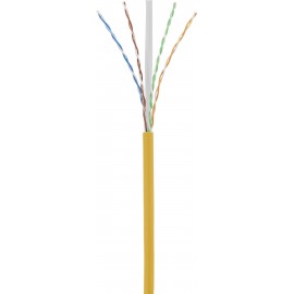 RJ45 Hálózat Csatlakozókábel CAT 6 U/UTP 25.00 cm Sárga Védővel, Halogénmentes Basetech 3. kép