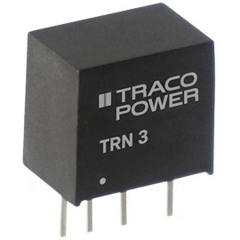 TracoPower TRN 3-2415 DC/DC feszültségváltó, nyák 24 V/DC +24 V/DC 125 mA 3 W Kimenetek száma: 1 x