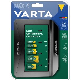 Varta LCD Universal-Plus NiMH Mikro (AAA), Ceruza (AA), Baby (C), Góliát (D), 9 V-os Hengeres akku t 12. kép