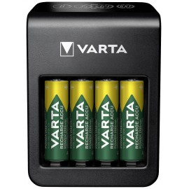 Varta LCD Plug-Plus NiMH Mikro (AAA), Ceruza (AA), 9 V-os Hengeres akku töltő Akkukkal 2. kép