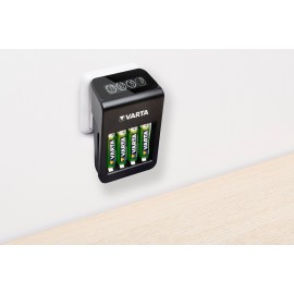 Varta LCD Plug-Plus NiMH Mikro (AAA), Ceruza (AA), 9 V-os Hengeres akku töltő Akkukkal 6. kép