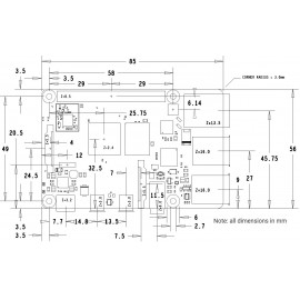 Raspberry Pi® 4 B Sensor Education Raspberry/Arduino 2 GB 4 x 1.5 GHz Tárolótáskával, Breadboard-dal 9. kép