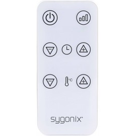 Sygonix SY-4289908 Konvektor 30 m² Fehér, Fekete 3. kép