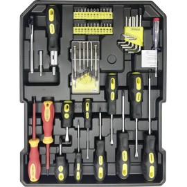 WMC Tools 2274813 Gurulós bőrönd, tartalommal (H x Sz x Ma) 37 x 20 x 51 cm 9. kép