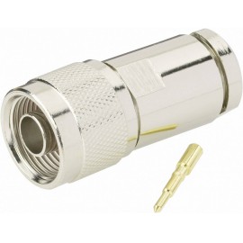BKL Electronic 0404060 0404060 N csatlakozó Dugó, egyenes 50 Ω 1 db