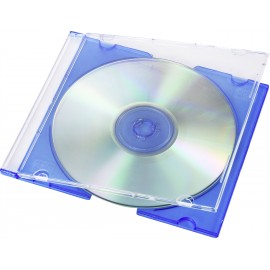 Basetech CD tok 1 CD/DVD/Blu-Ray Műanyag Kék, Normál zöld (selyemmatt), Narancs, Rózsaszín, Purpur 1 2. kép