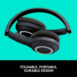 Logitech H600 Rádiójel vezérlésű headset, vezeték nélküli mikrofonos fejhallgató 8. kép