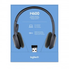 Logitech H600 Rádiójel vezérlésű headset, vezeték nélküli mikrofonos fejhallgató 9. kép