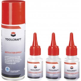 TOOLCRAFT Ragasztó készlet W047681 4 rész