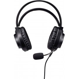 Renkforce RF-GHD-200 Headset játékhoz 3,5 mm-es jack Vezetékes Over Ear Fekete 3. kép