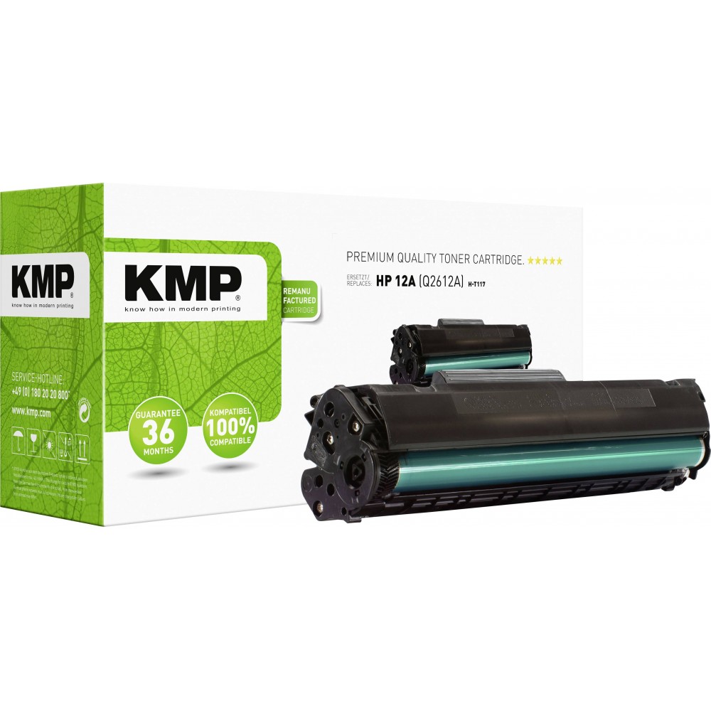 KMP H-T117 Toner kazetta helyettesíti HP 12A Fekete 4000 oldal Kompatibilis  Toner > inShop webáruház