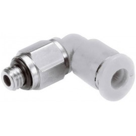 Norgren Hajlított összekötő, forgatható M02470605 Külső menet: M5 Cső átmérő: 6 mm 1 db