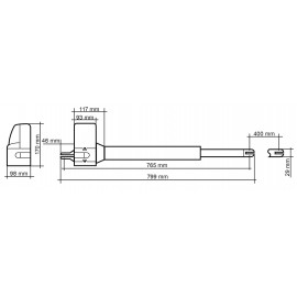 Schellenberg TWIN 300 60820 Forgókapu meghajtó 2000 N 5. kép