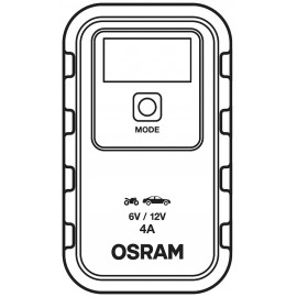 Osram Auto OEBCS904 4052899620520 Automatikus töltő 6 V, 12 V 2 A, 4 A 2 A, 4 A 8. kép