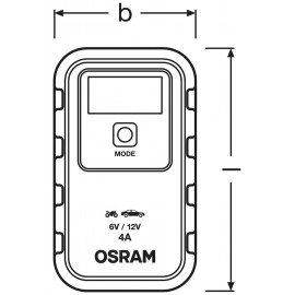 Osram Auto OEBCS904 4052899620520 Automatikus töltő 6 V, 12 V 2 A, 4 A 2 A, 4 A 9. kép