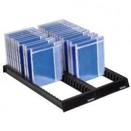 Hama CD flipper 44 CD/DVD/Blu-ray Műanyag Fekete 1 db (Sz x Ma x Mé) 288 x 348 x 29 mm 00048000