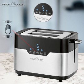 Profi Cook PC-TA 1170 Kenyérpirító Fekete, Nemesacél 2. kép