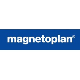 Magnetoplan Mágnes Magnet Block II (Sz x Ma) 55 mm x 22 mm Négyszögletes Fehér 10 db 1665100 3. kép