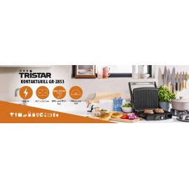 Tristar GR-2853 Elektromos Kontakt grill Fekete 7. kép