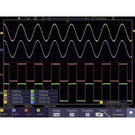 VOLTCRAFT DSO-6204F Digitális oszcilloszkóp Kalibrált (DAkkS) 200 MHz 1 GSa/mp 10000 kpts 8 bit Digi 23. kép