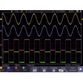 VOLTCRAFT DSO-6204F Digitális oszcilloszkóp Kalibrált (ISO) 200 MHz 1 GSa/mp 10000 kpts 8 bit Digitá 21. kép