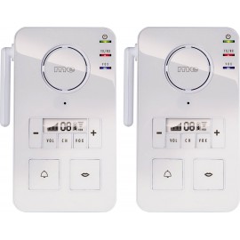 PMR intercom rádió készlet 446MHz-es vezeték nélküli intercom fehér színben m-e modern-electronics F