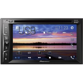 Pioneer AVH-A3200DAB Dupla DIN moniceiver DAB + tuner, Bluetooth kihangosító, Hátrameneti kamera csa