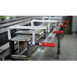 Teljesen acél csavaros gyorsszorító, classiX GS 200/100 Bessey GS20, fesztáv: 200 mm, visszavonás: 1 2. kép