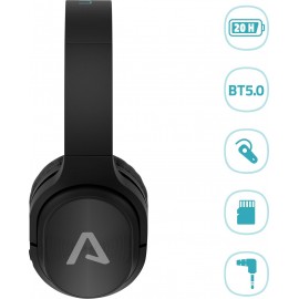 Lamax Base1 Bluetooth®, Vezetékes HiFi Over Ear fejhallgató Over Ear Összehajtható, Headset, MP3 lej 3. kép