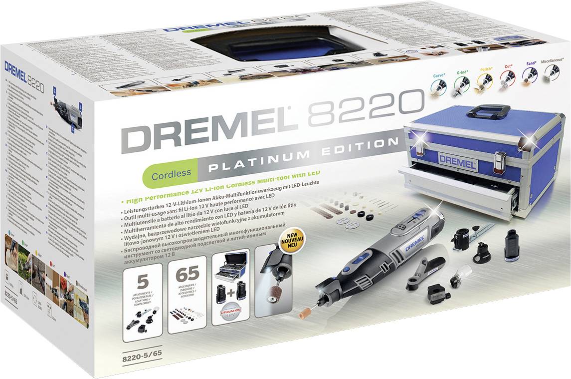 Multiherramienta con batería (8220-5/65) Dremel