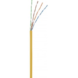 Basetech BT-2272262 RJ45 Hálózati kábel, patchkábel CAT 5e U/UTP 0.15 m Sárga Védővel 1 db 3. kép