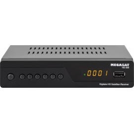 MegaSat HD 390 DVB-S2 vevő Előlapi USB Tunerek száma: 1