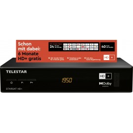 Telestar STARSAT HD+ SAT vevő Kemping üzemmód, Előlapi USB, Ethernet csatlakozó Tunerek száma: 1 7. kép