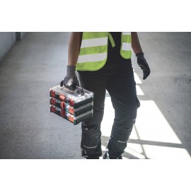 Metabo 626896000 metaBOX 63 XS Szerszámos doboz ABS Zöld, Átlátszó 6. kép