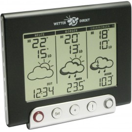 TFA Dostmann Tempesta 300 S 35.5052.IT Műholdas időjárásjelző állomás Előrejelzés 3 napos 4. kép