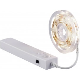 LED-es világító léc Elemtartó dobozzal 4.5 V/DC 1 m Melegfehér