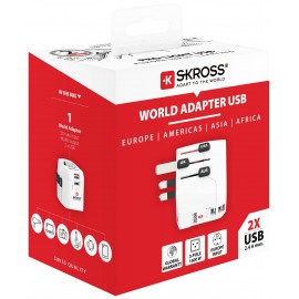 Skross 1302460 Úti adapter Pro Light USB (2xA) 6. kép