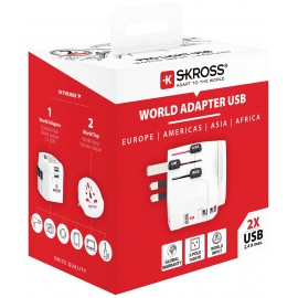 Skross 1302470 Úti adapter Pro Light USB (2xA) -World 11. kép