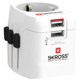 Skross 1302470 Úti adapter Pro Light USB (2xA) -World 7. kép