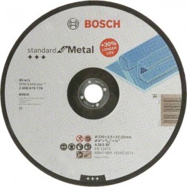 Bosch Accessories 2608619776 2608619776 Vágótárcsa, hajlított 230 mm 1 db Fém