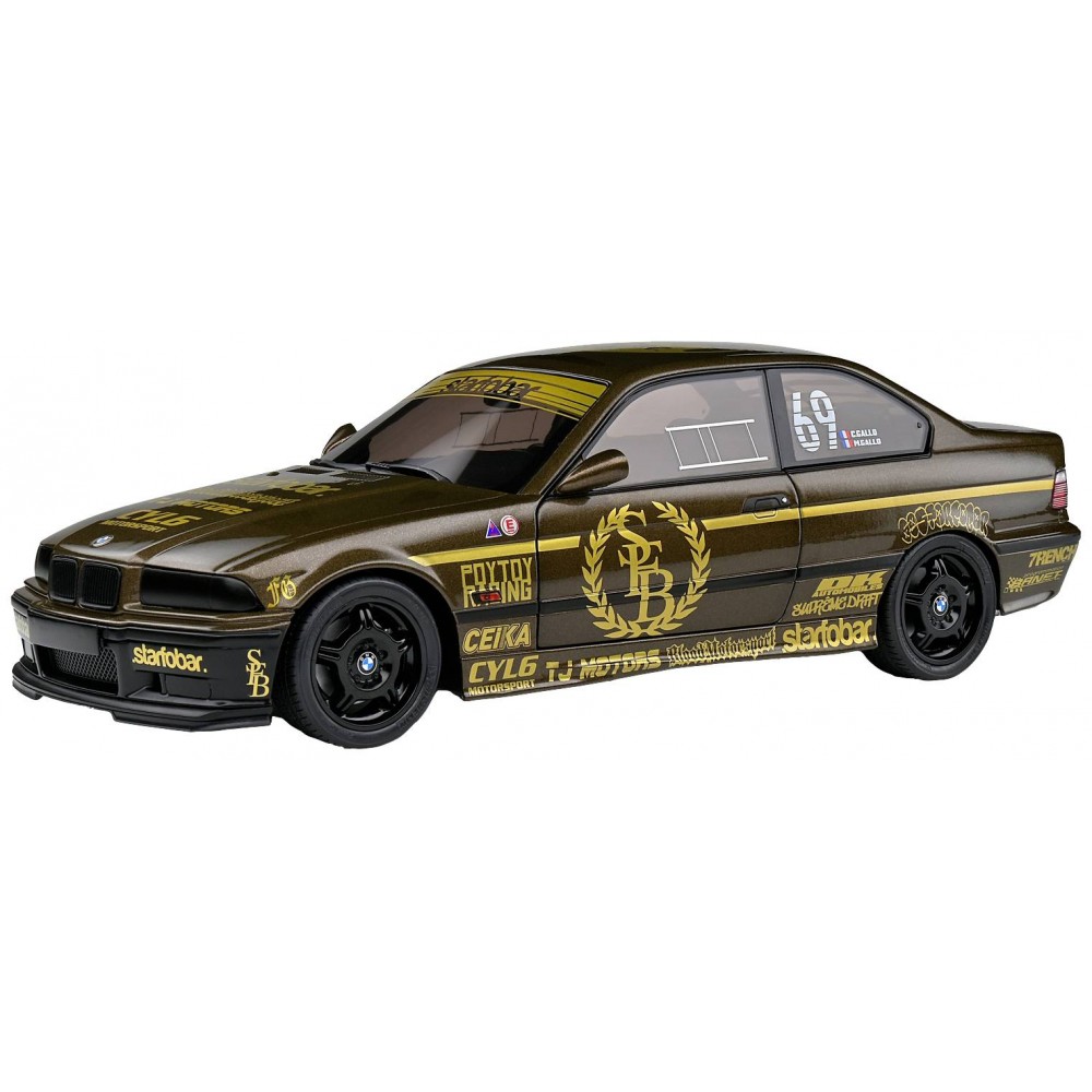 Solido 421183080 BMW E36 COUPE M3 braun, Modellauto 1:18