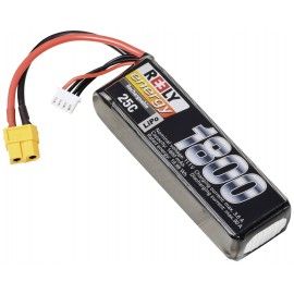 Reely Akkucsomag, LiPo 11.1 V 1800 mAh Cellaszám: 3 25 C Soft doboz XT60