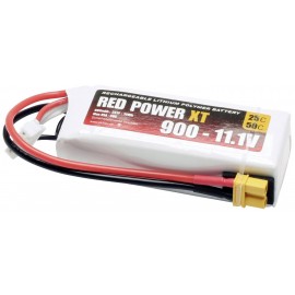 Red Power Akkucsomag, LiPo 11.1 V 900 mAh 25 C Soft doboz XT30