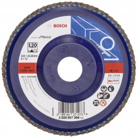 Bosch Accessories 2608607368 X551 Felületcsiszoló korong Ø 125 mm Furat átmérő 22.33 mm Acél 1 db