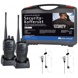 Midland G10 Pro PMR 2er Security-Koffer MA31 LK Pro C1107.S4 PMR készülék 2 részes készlet