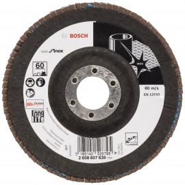 Bosch Accessories 2608607639 X581 Felületcsiszoló korong Ø 125 mm Furat átmérő 22.33 mm Nemesacél 1 