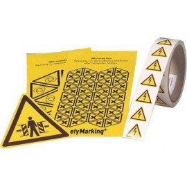 Figyelmeztető tábla Forró felület Alumínium 100 mm ISO 7010 SafetyMarking 11.0326 1 db 2. kép