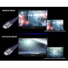 SpeaKa Professional HDMI Csatlakozókábel HDMI-A dugó, HDMI-A dugó 0.50 m Fekete SP-13125620 8K UHD H 5. kép