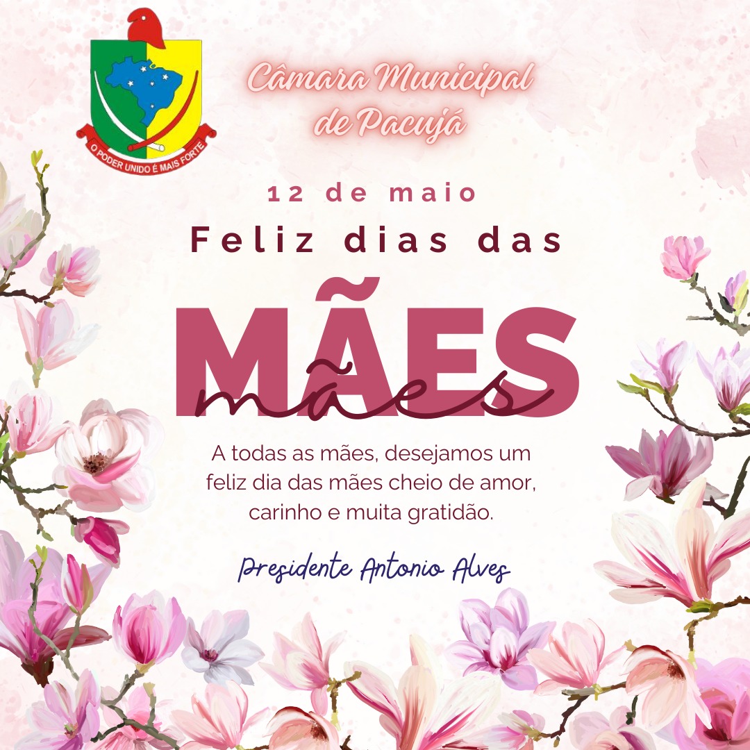 Feliz dia das mães!